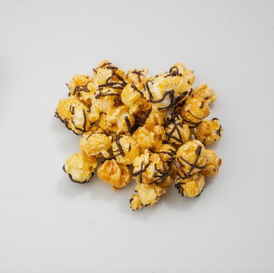 Drizzled Dark Chocolate Sea Salt Caramel Popcorn available at Whitehousepopcorn.com